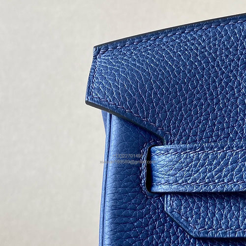 Hermès Birkin 25/30/35cm, handcrafted with togo  leather – Sapphire Blue