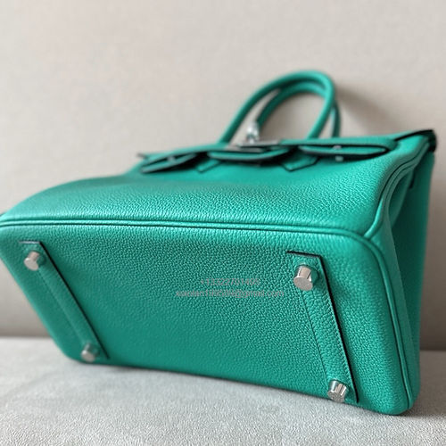 Hermès Birkin 25/30/35cm, handcrafted with togo  leather –Verona Green