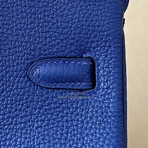 Hermès Birkin 25/30/35cm, handcrafted with togo  leather –Electric Blue