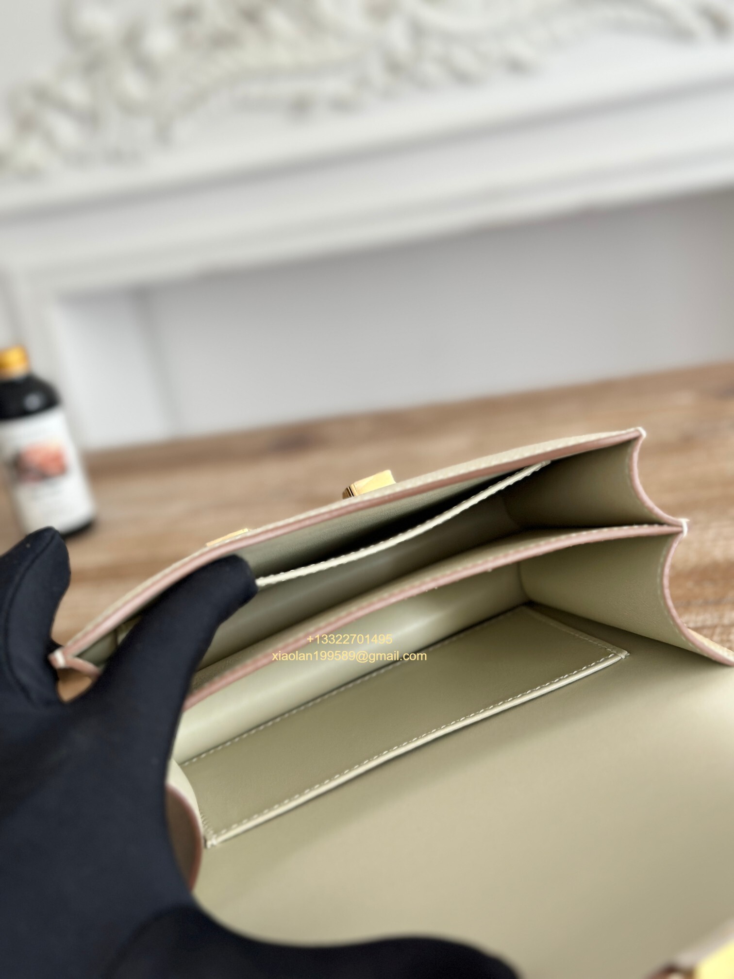 Hermès Constance 18/24 in Milkshake White Epsom leather, purely handcrafted, high-end customization edition.