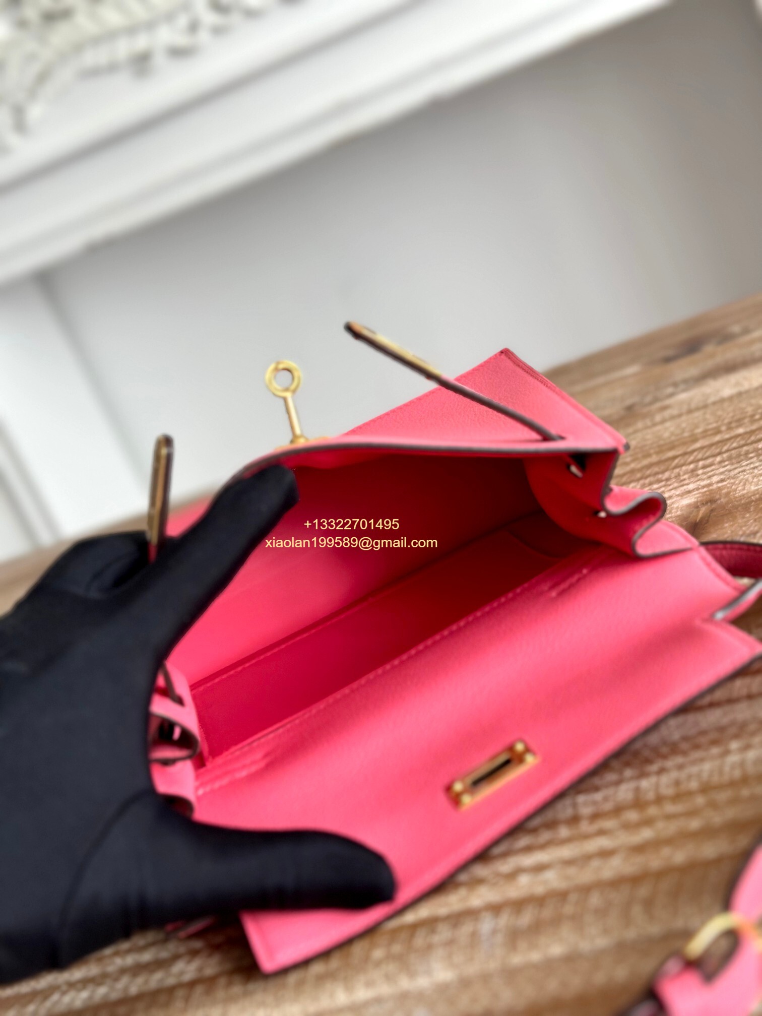 Hermès Swift Kelly Danse Bag in Milky Pink, Fully Handmade High-end Customization.