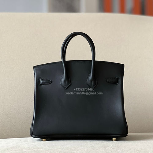 Hermès Birkin 25/30/35cm, handcrafted with imported French SWIFT leather – Black