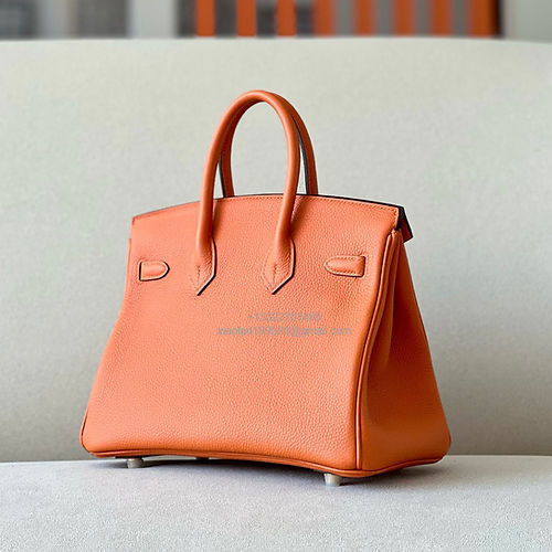 Hermès Birkin 25/30/35cm, handcrafted with togo  leather – Orange