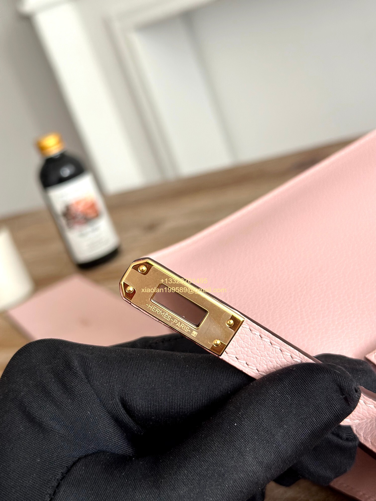 Hermès Swift Kelly Danse Bag in 3Q Pink, Fully Handmade High-end Customization.