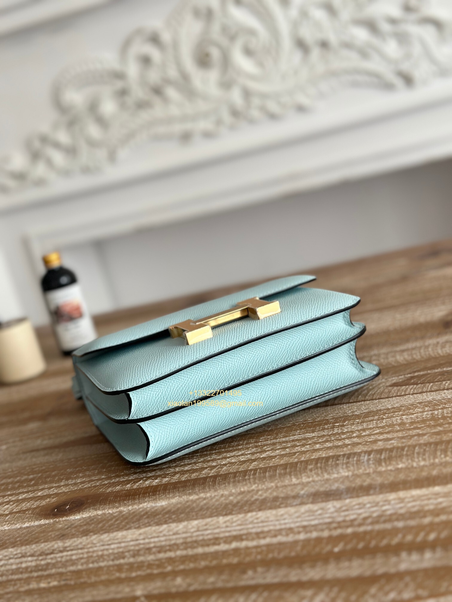 Hermès Constance 18/24 in Bubble Green Epsom leather, purely handcrafted, high-end customization edition.