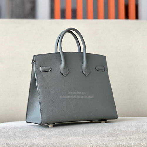 Hermès Birkin 25/30/35cm, handcrafted with imported French Epsom leather – Storm Cloud Grey
