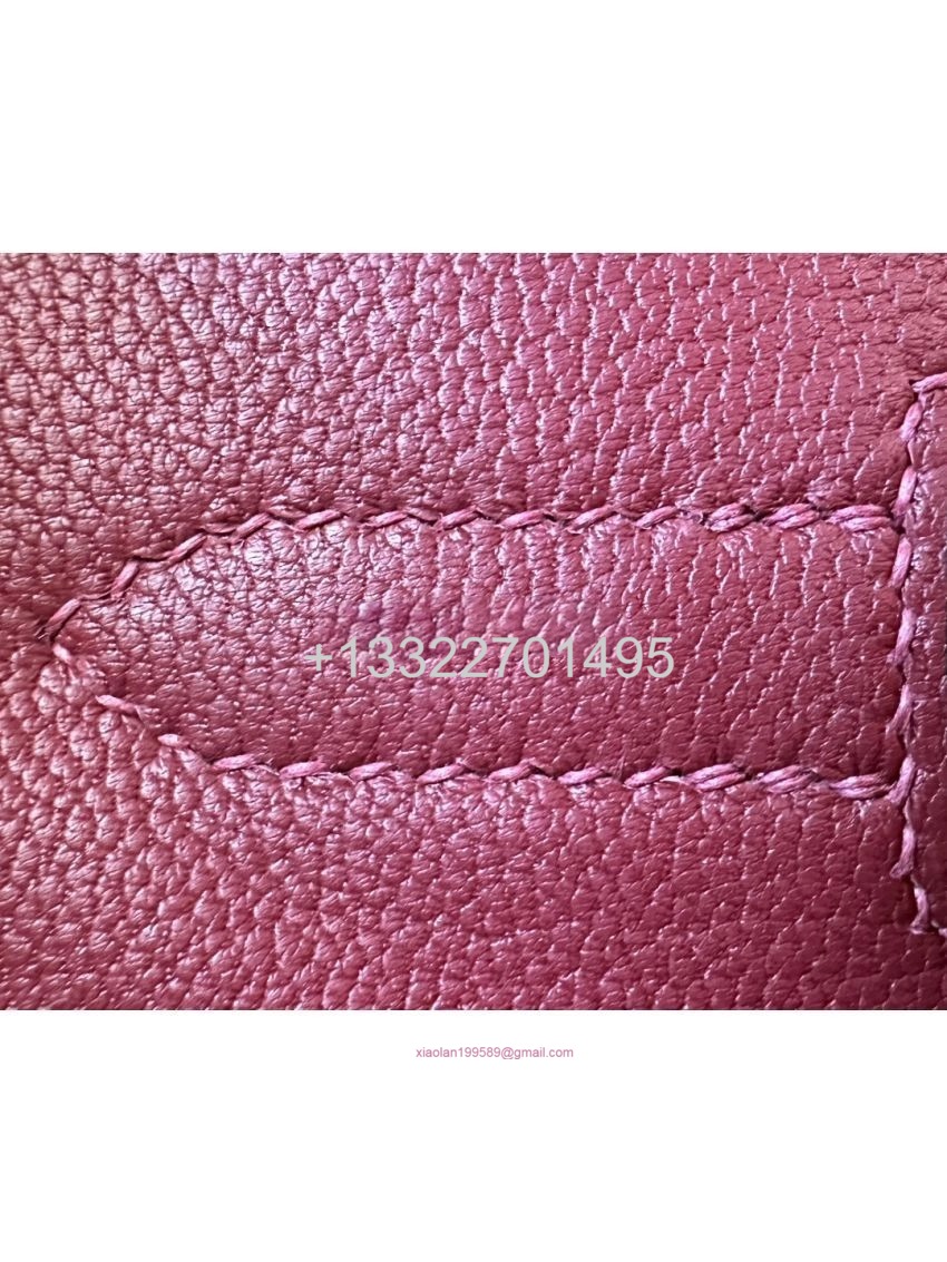Hermes Birkin Sellier Bag B5 Rubis Epsom Leather