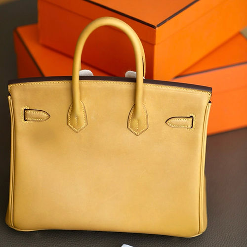 Hermès Birkin 25/30/35cm in Imported Saddle Leather, Handcrafted – Color: Chick Yellow