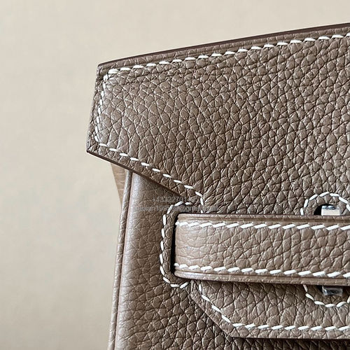 Hermès Birkin 25/30/35cm, handcrafted with togo  leather –Etoupe