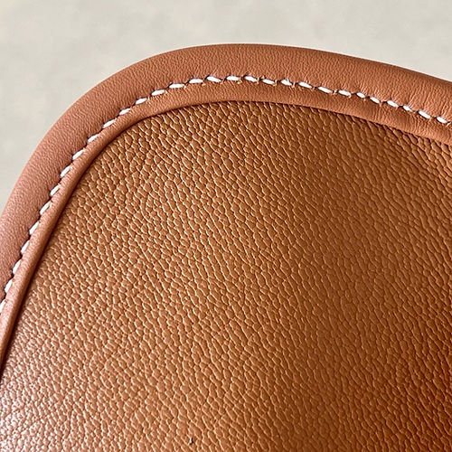 Hermes Jige Elan Clutch 29 in Gold Brown Swift Leather