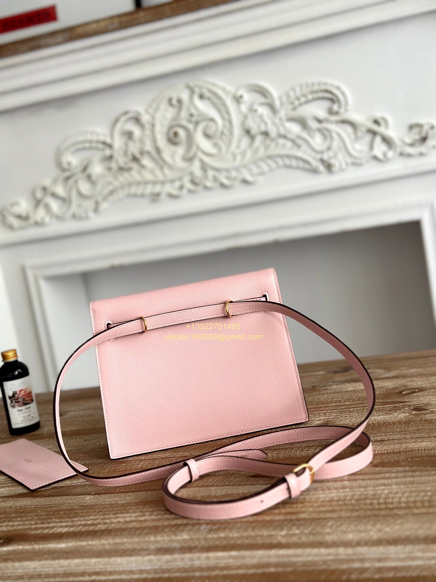 Hermès Swift Kelly Danse Bag in 3Q Pink, Fully Handmade High-end Customization.