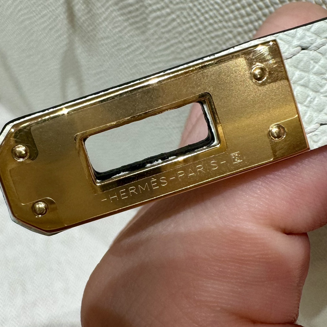 Hermès Kelly Handbag in Vert Fizz  Epsom Cowhide Leather, Purely Handcrafted, High-End Customization Edition