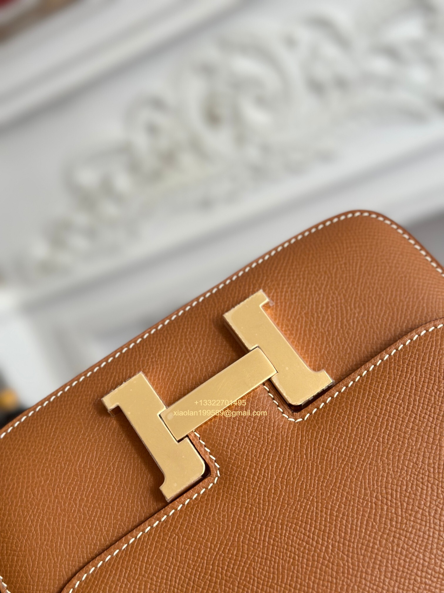 Hermès Constance 18/24 in Gold Brown Epsom leather, purely handcrafted, high-end customization edition.