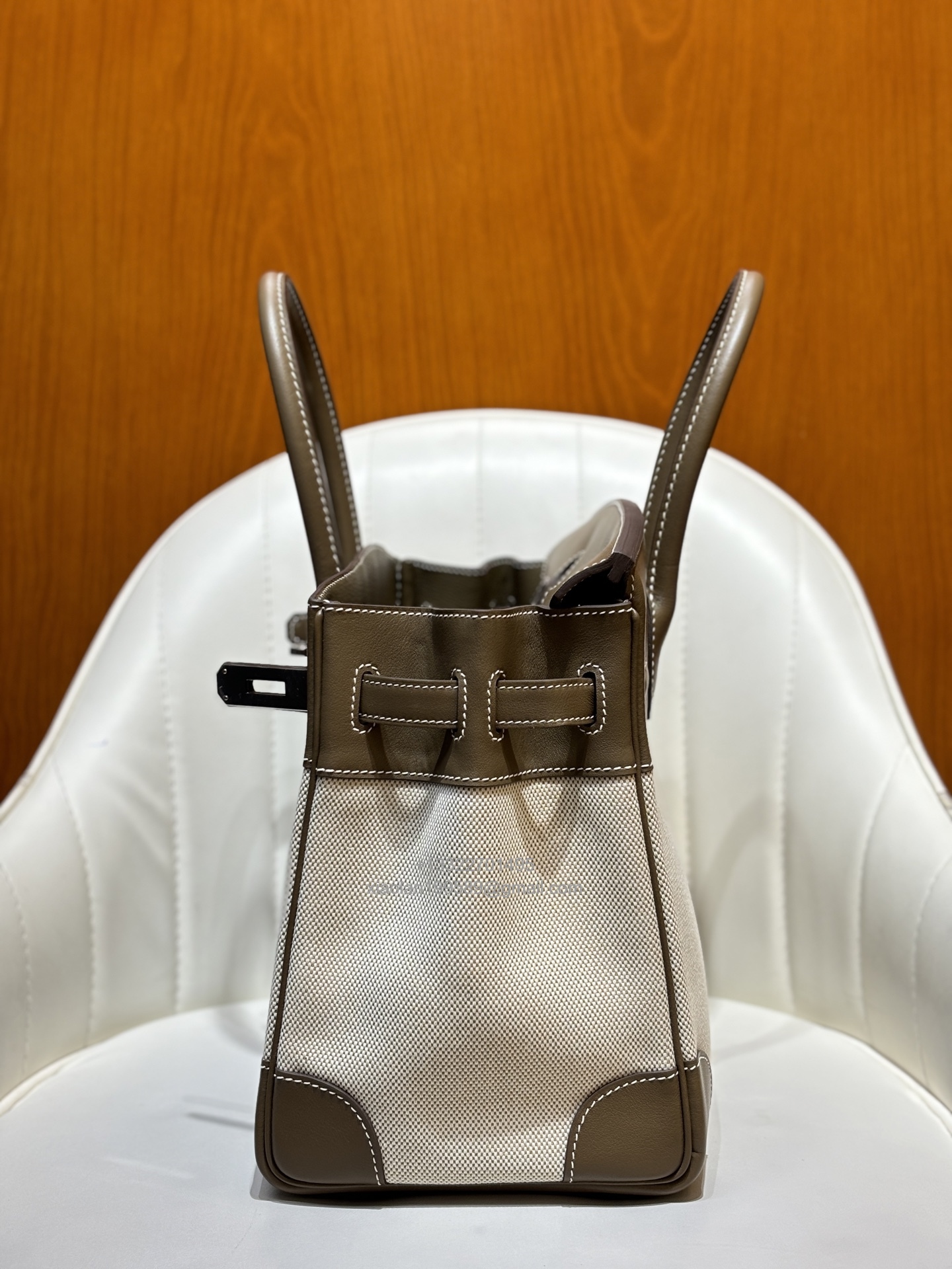 Hermès Birkin 25/30/35cm in Original Imported Swift Leather Patchwork Etoupe Grey, Limited Edition, Boutique Synchronized, Fully Hand-stitched with Beeswax Thread, Solid Steel Hardware.