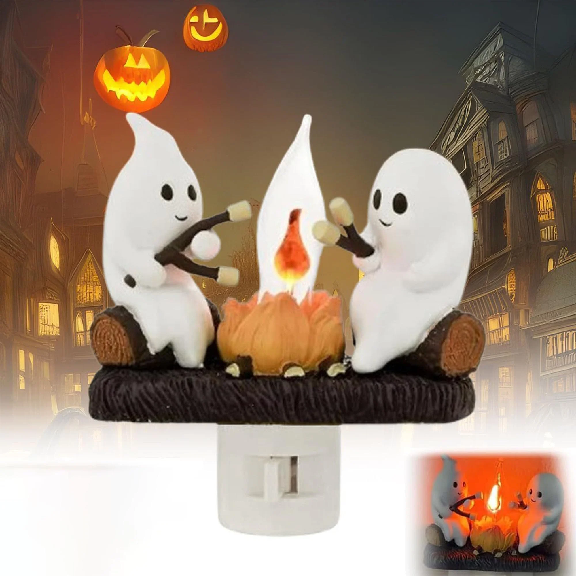 Ghost Campfire Nightlight