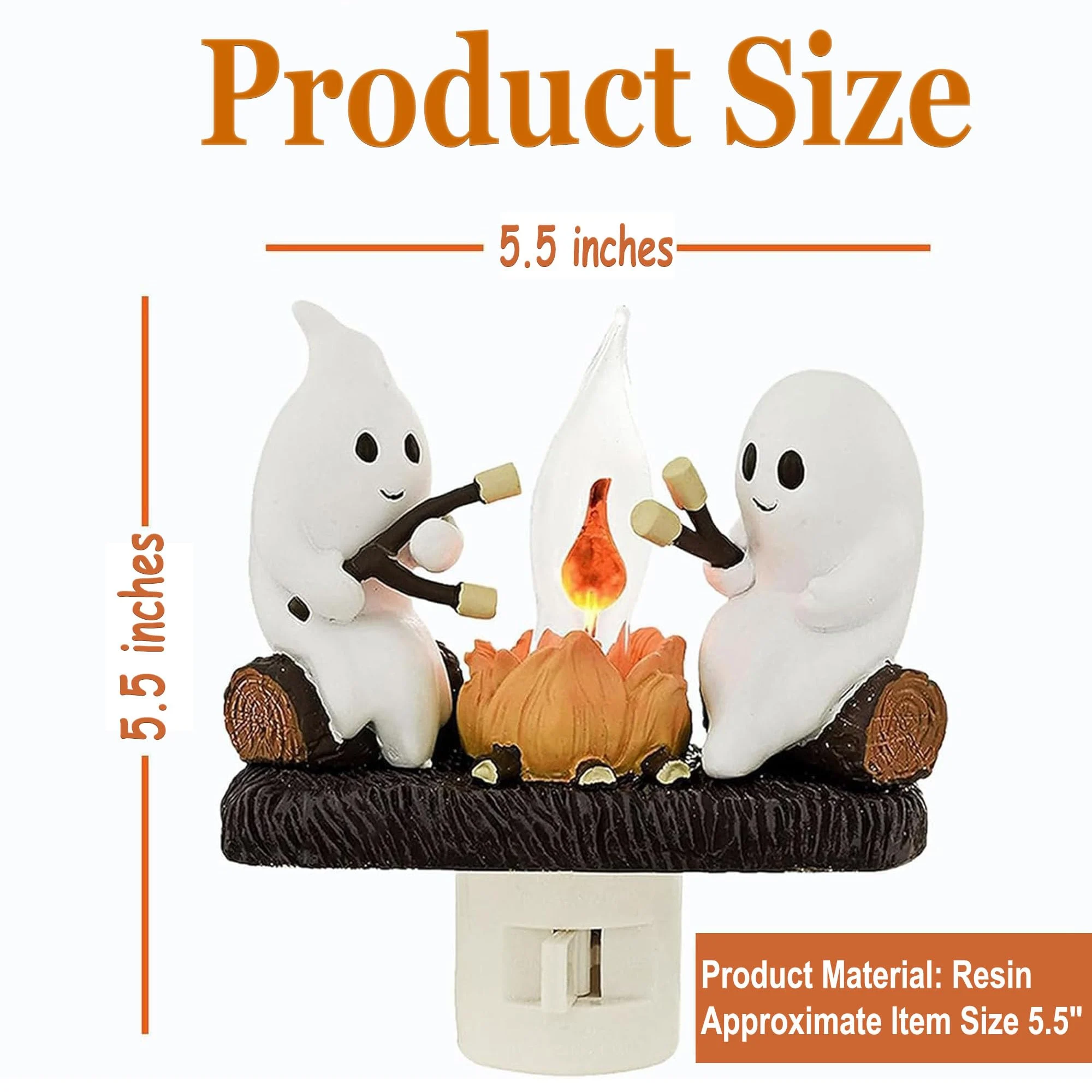 Ghost Campfire Nightlight