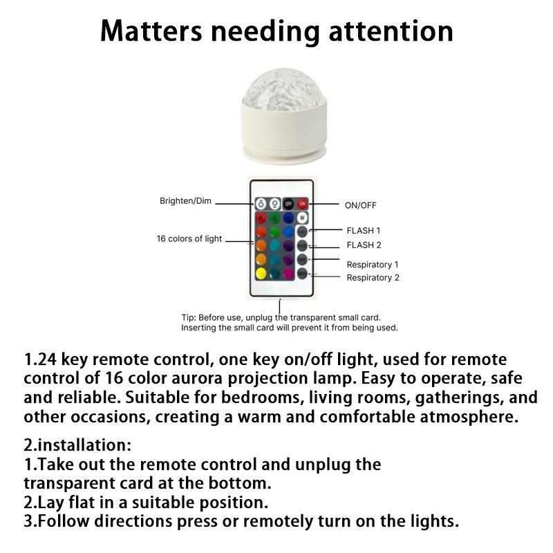 Aurora/water Ripple Projector Light