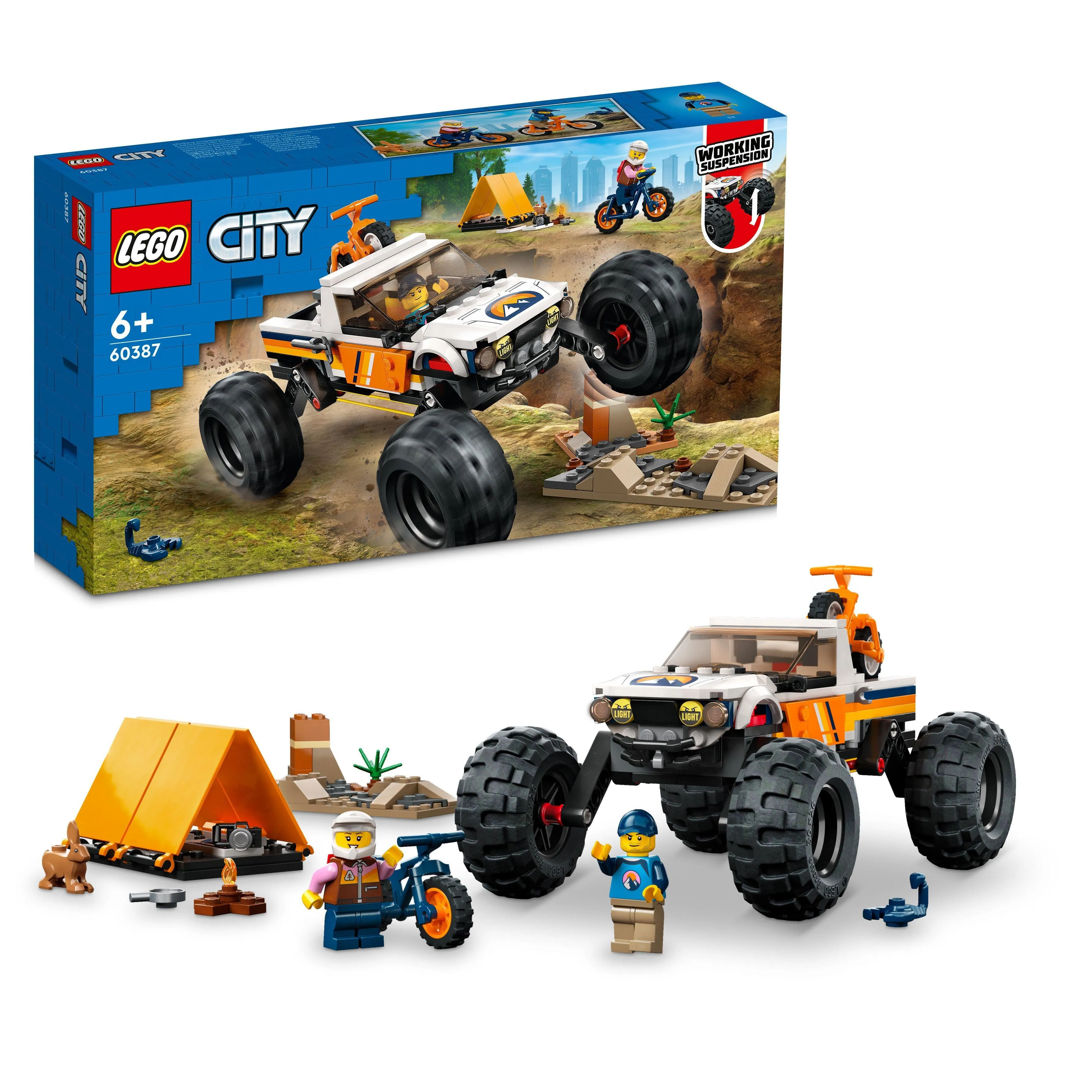 LEGO 4x4 offroad-avonturen 60387 City