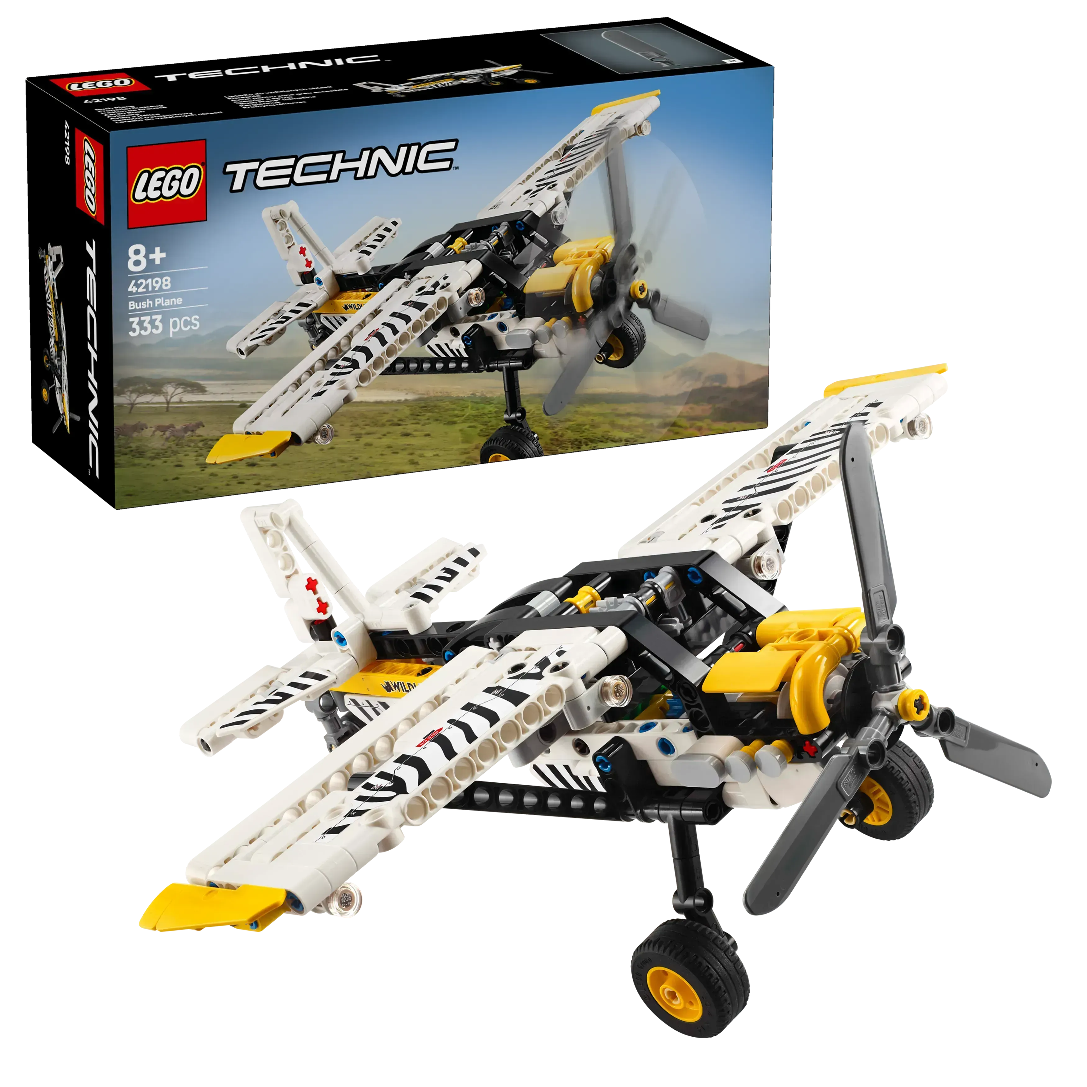 LEGO Oerwoud Vliegtuig 42198 Technic
