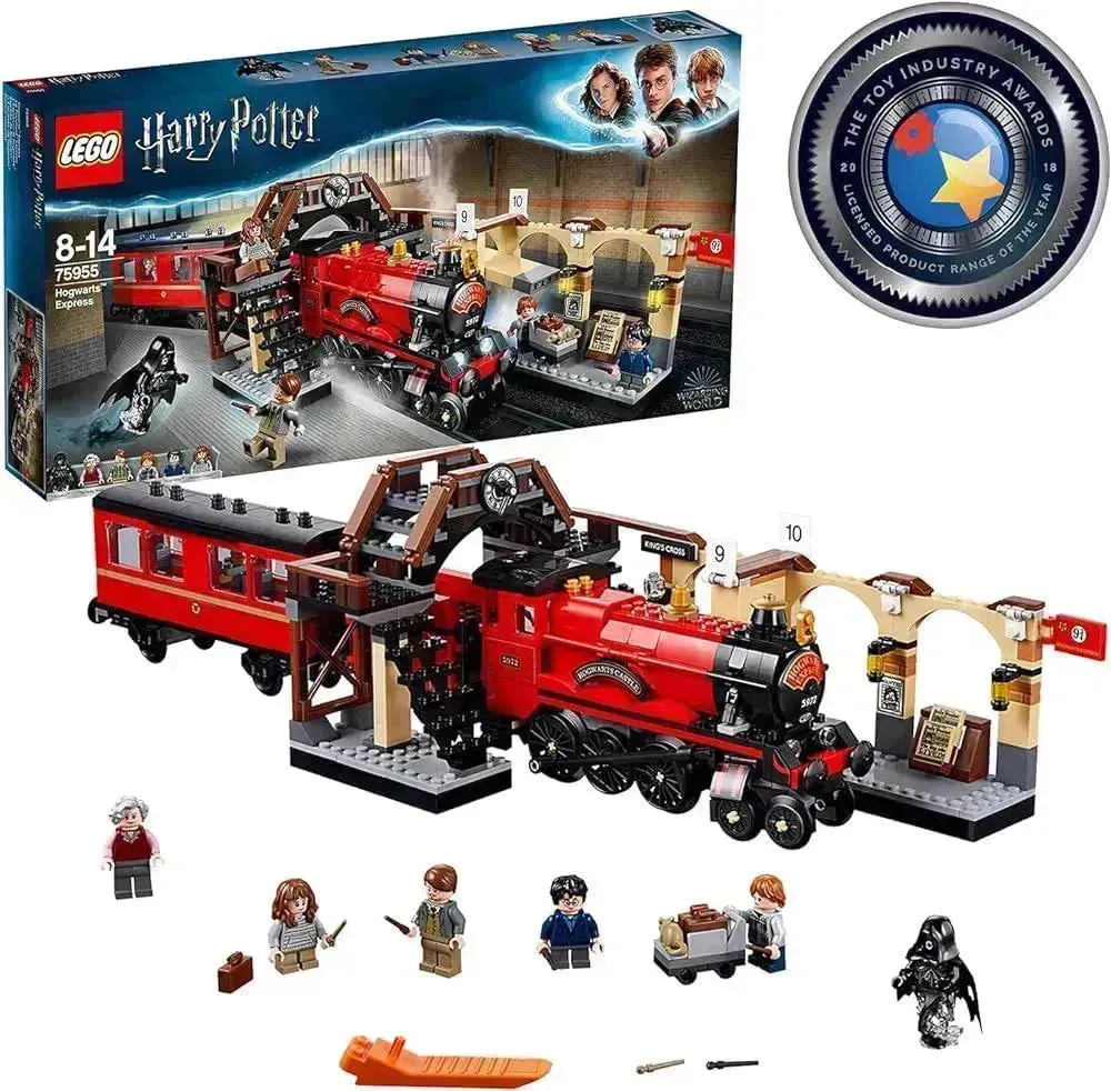 LEGO Zweinstein Express Trein vertrekt vanaf King's Cross Station 75955 Harry Potter