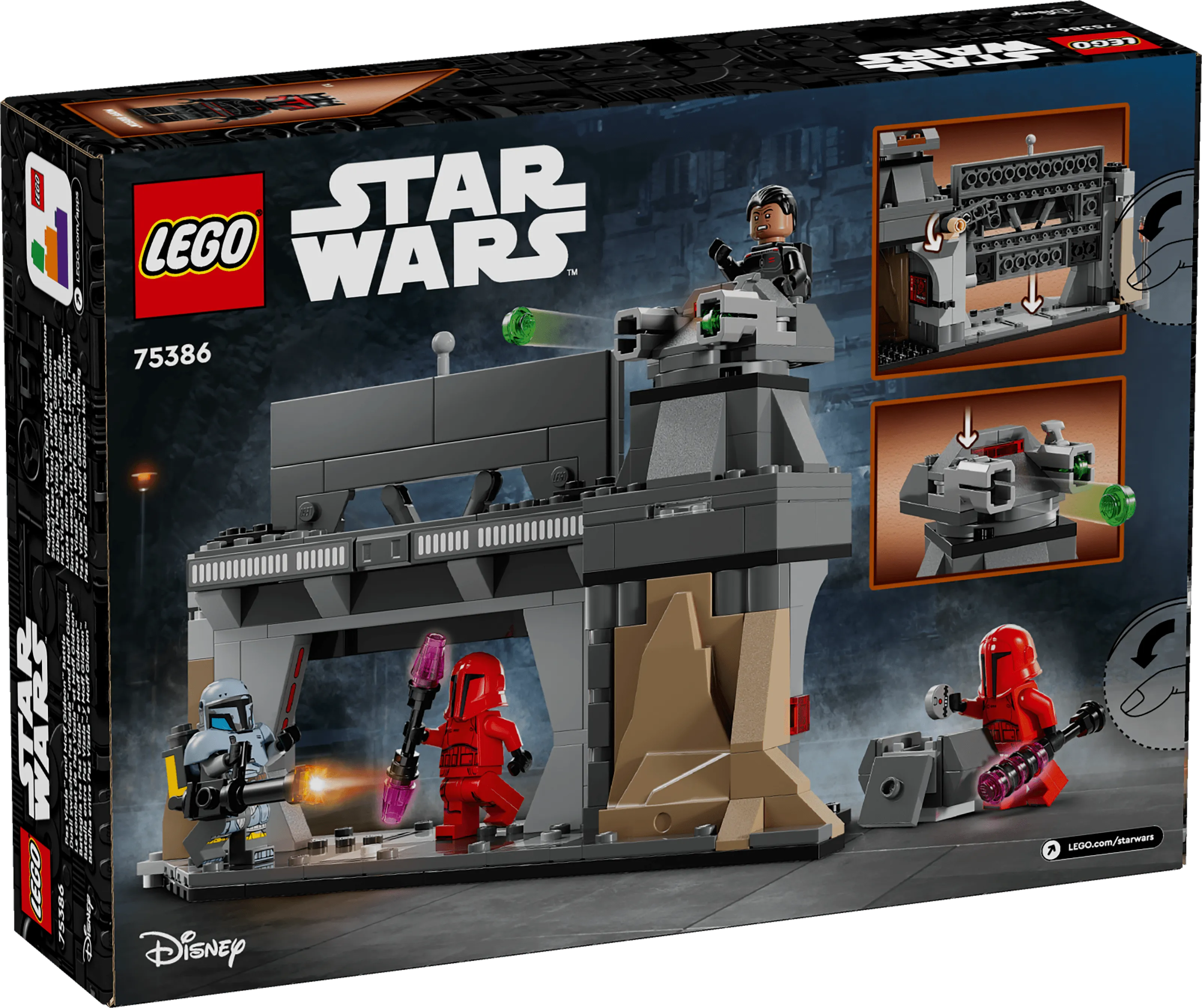 LEGO Paz Vizsla™ en Moff Gideon™ duel 75386 StarWars