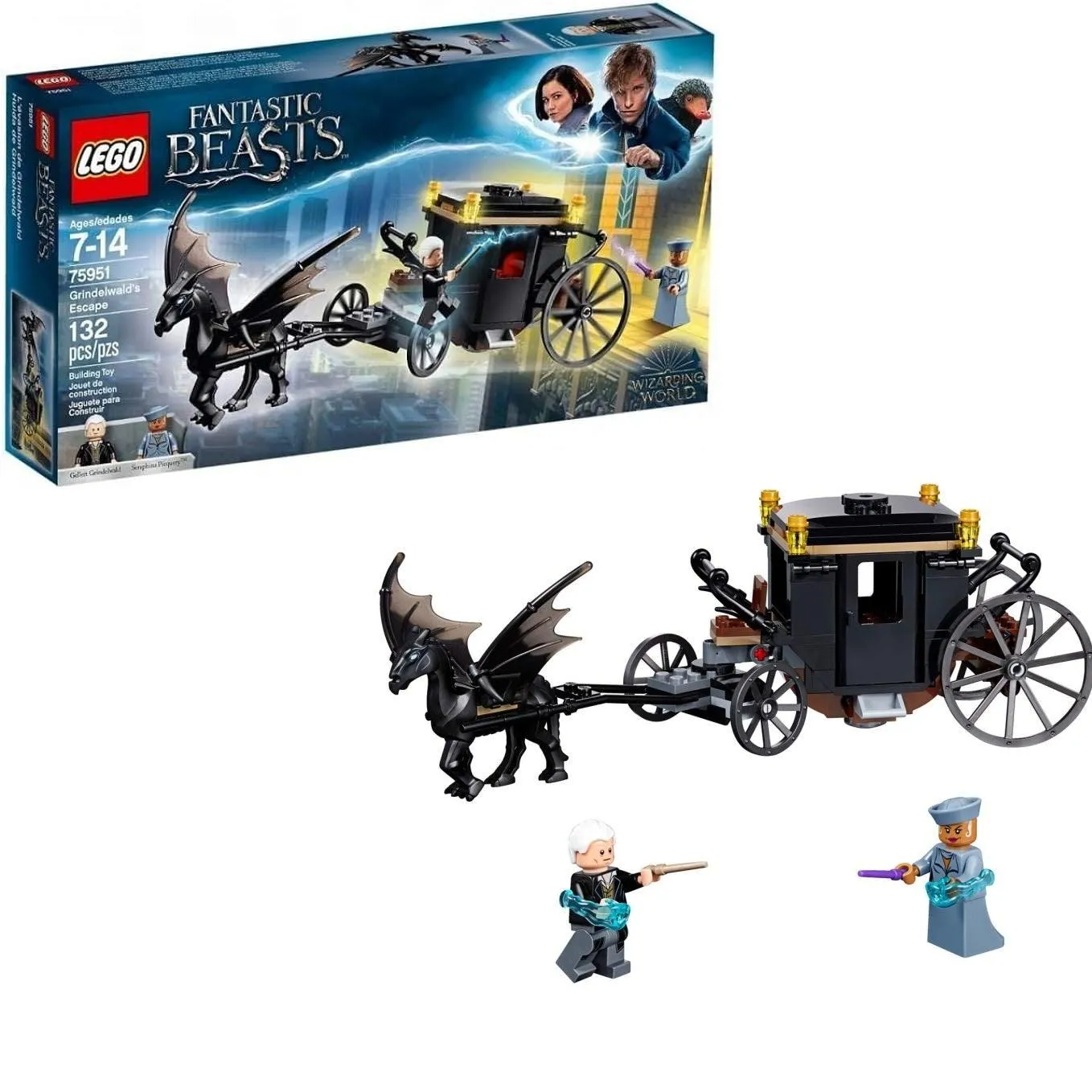 LEGO Grindewald's ontsnapping uit Fantastic Beasts 75951 Harry Potter