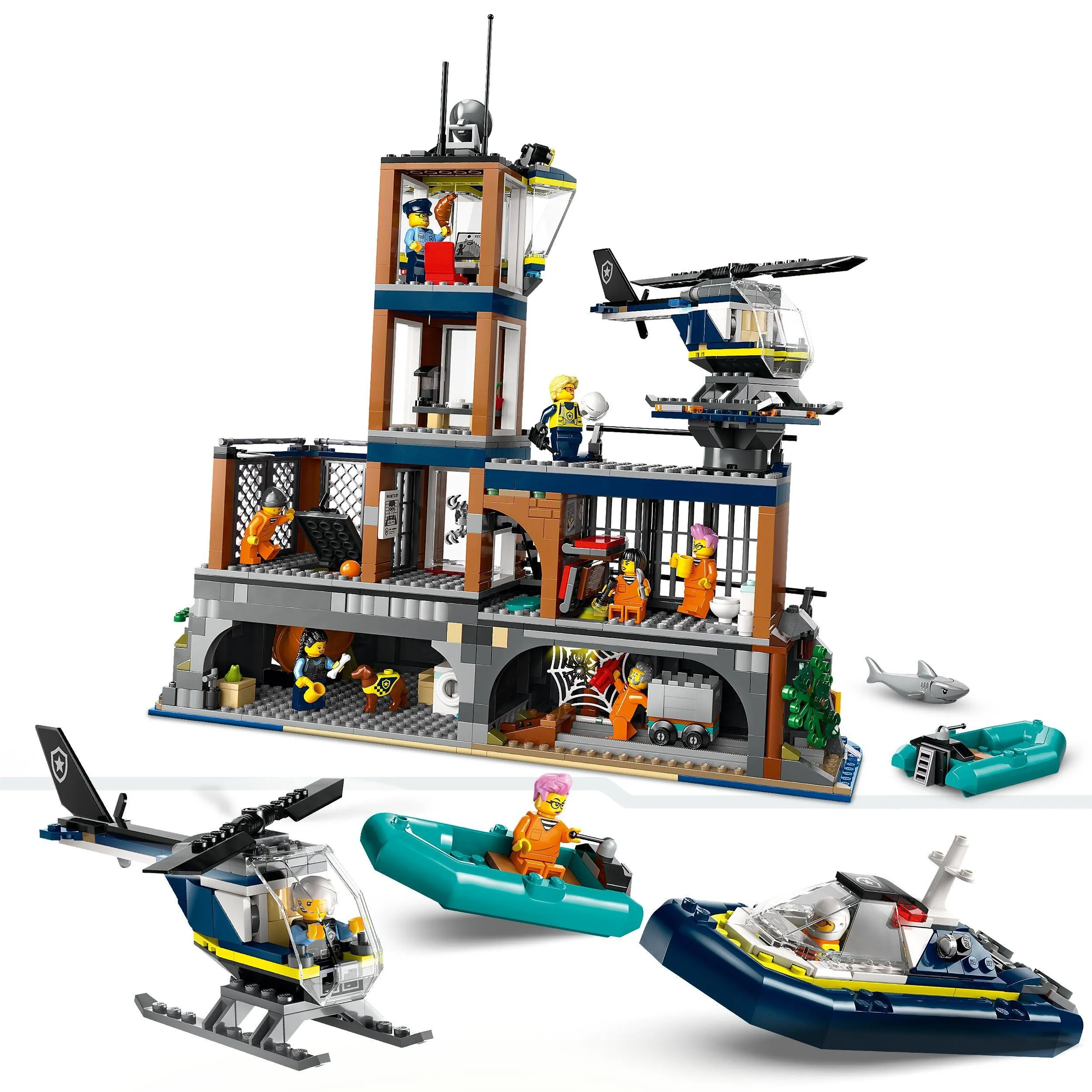 LEGO Politiebureau op het gevangeniseiland 60419 City