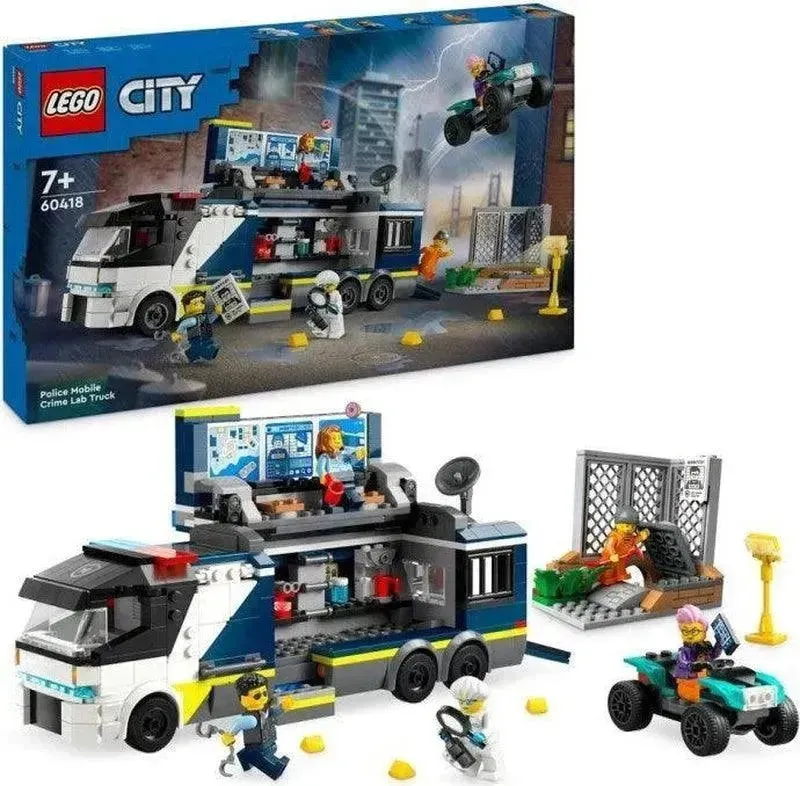 LEGO Politiewagen met laboratorium 60418 City