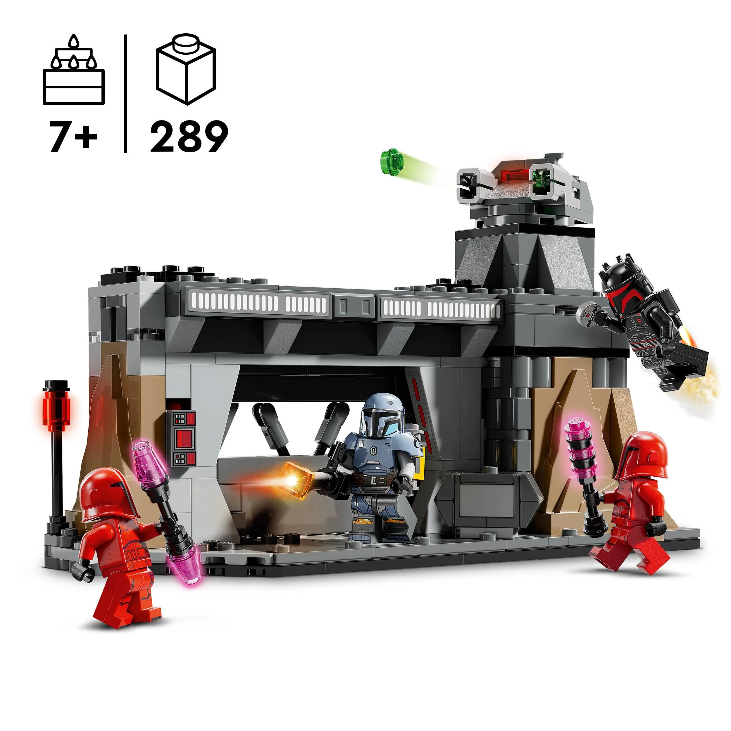 LEGO Paz Vizsla™ en Moff Gideon™ duel 75386 StarWars