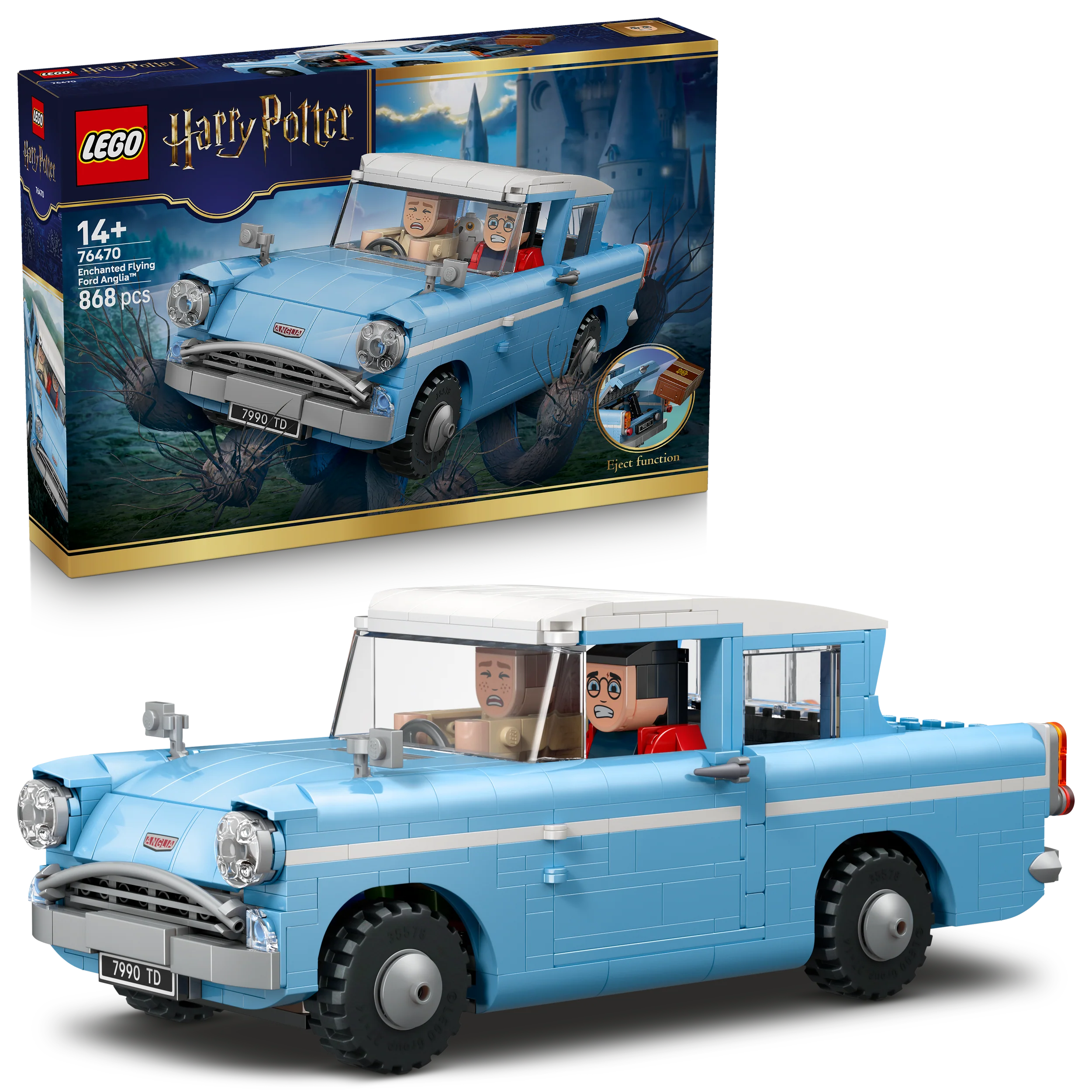 LEGO Harry Potter Betoverde Vliegende Ford Anglia Auto Speelgoed voor Kinderen 76470