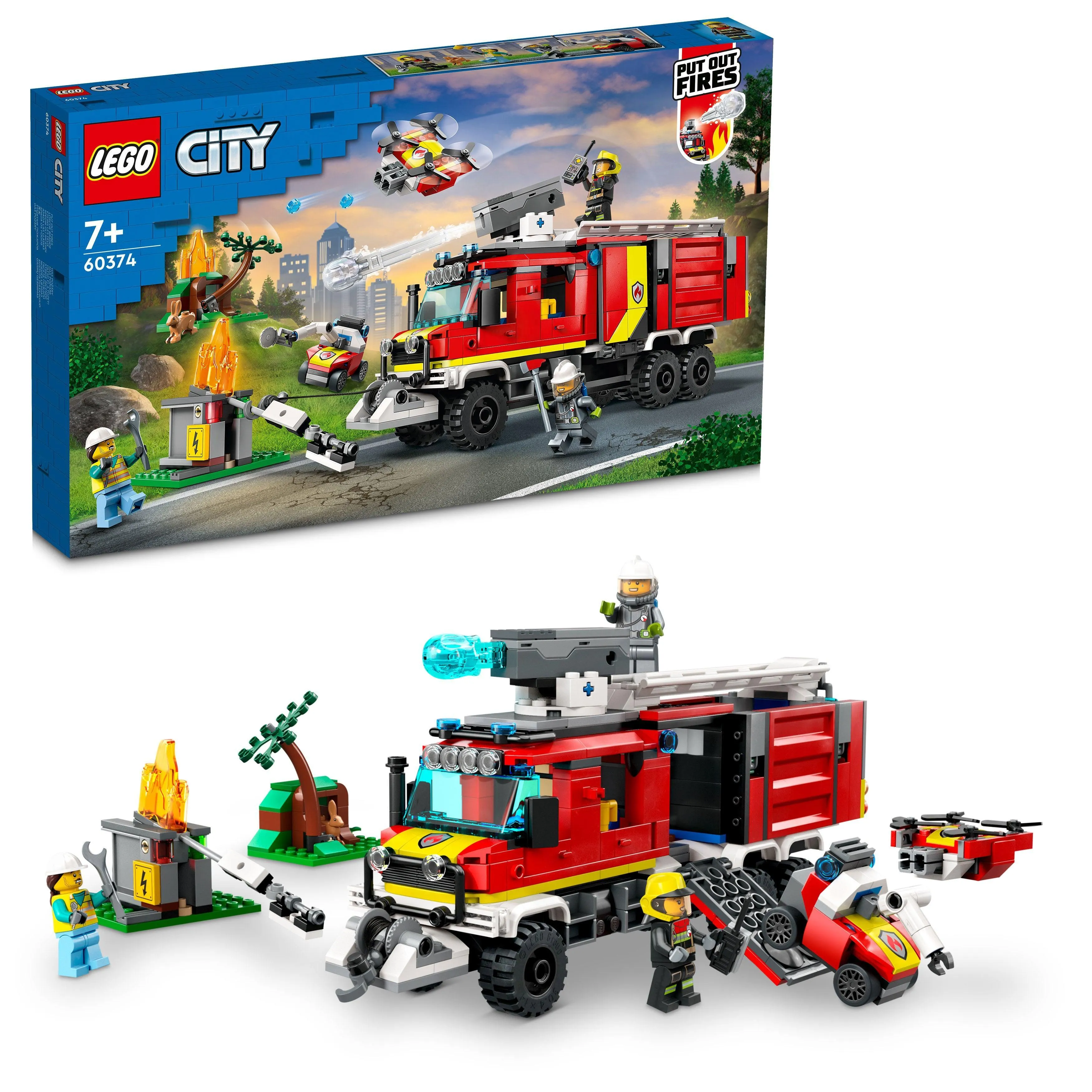 LEGO Commandowagen brandweer 60374 City