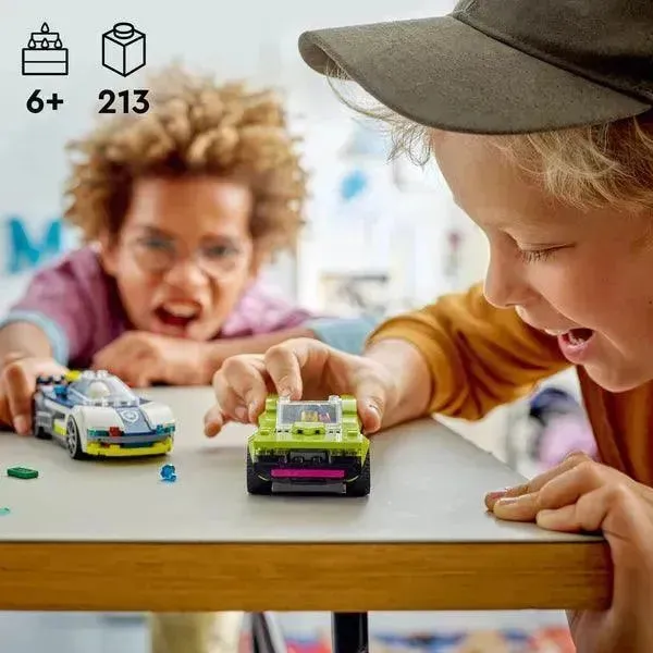 LEGO Politieauto en Muscle Car-achtervolging 60415 City