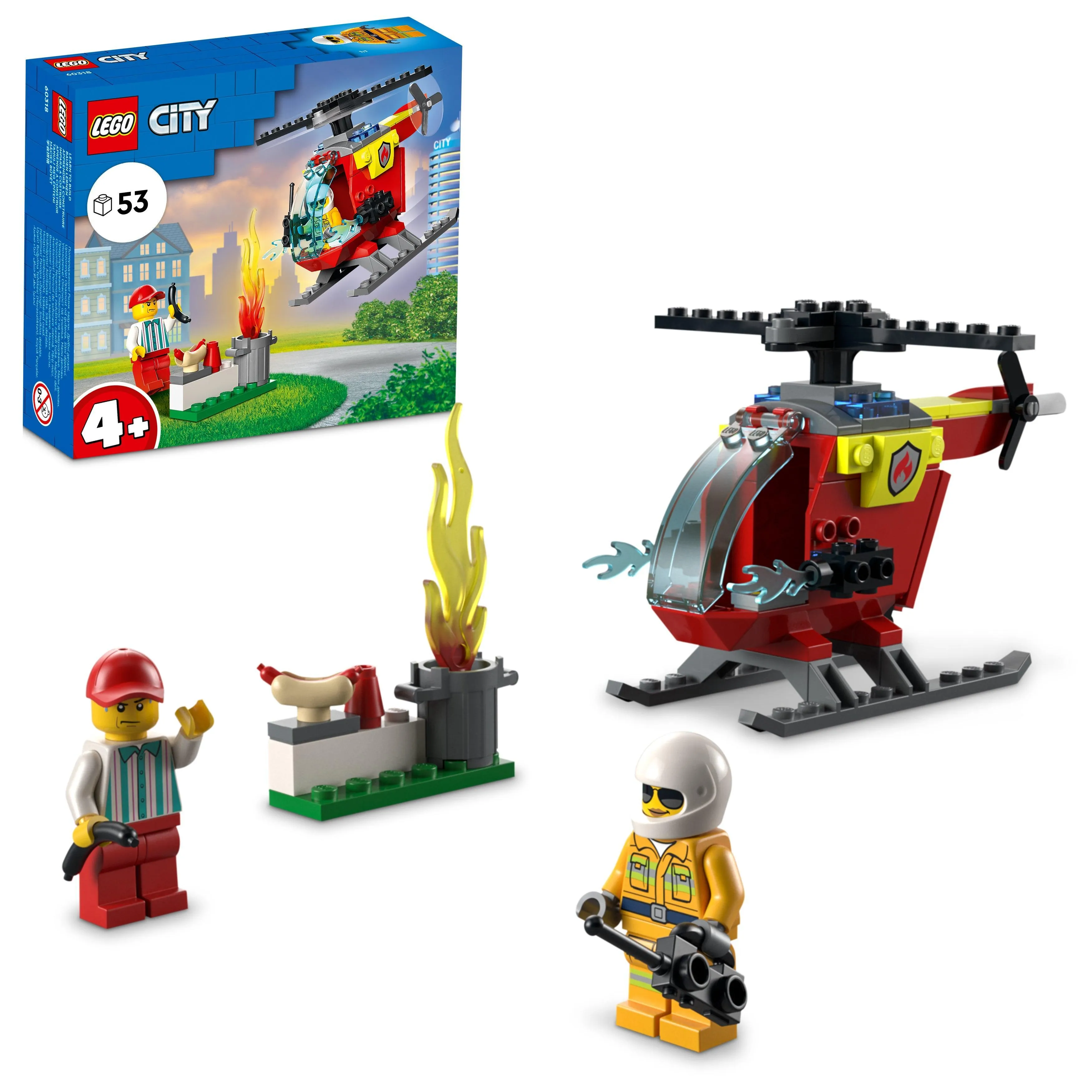LEGO Brandweer helikopter 60318 City