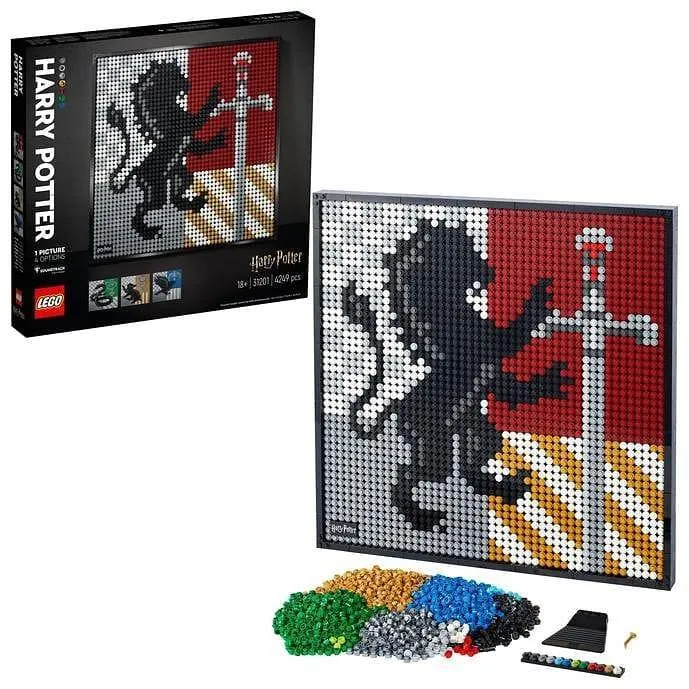 LEGO Harry Potter Zweinstein schild van Griffoendor 31201 Art
