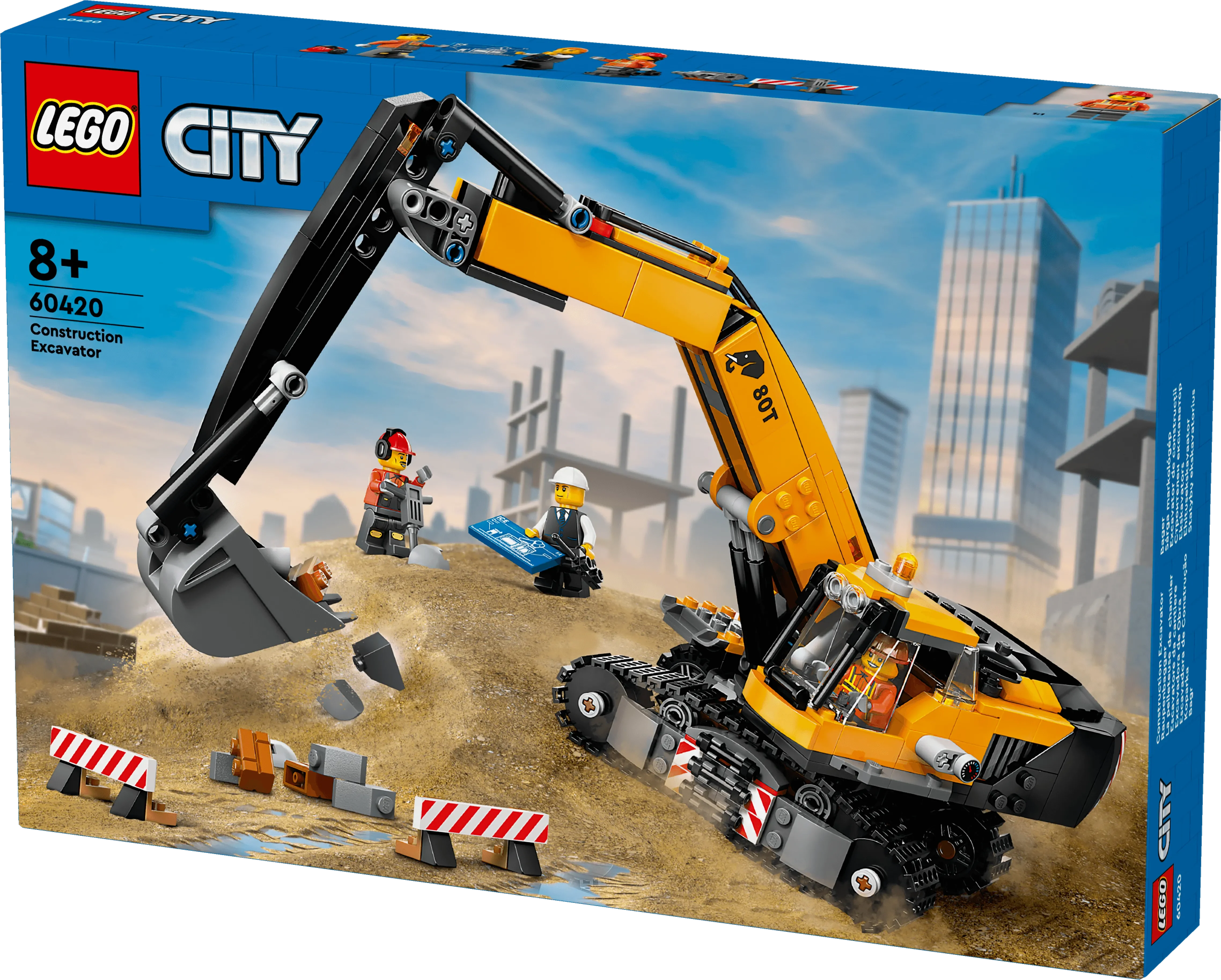 LEGO Rupsbanden graafmachine 60420 City