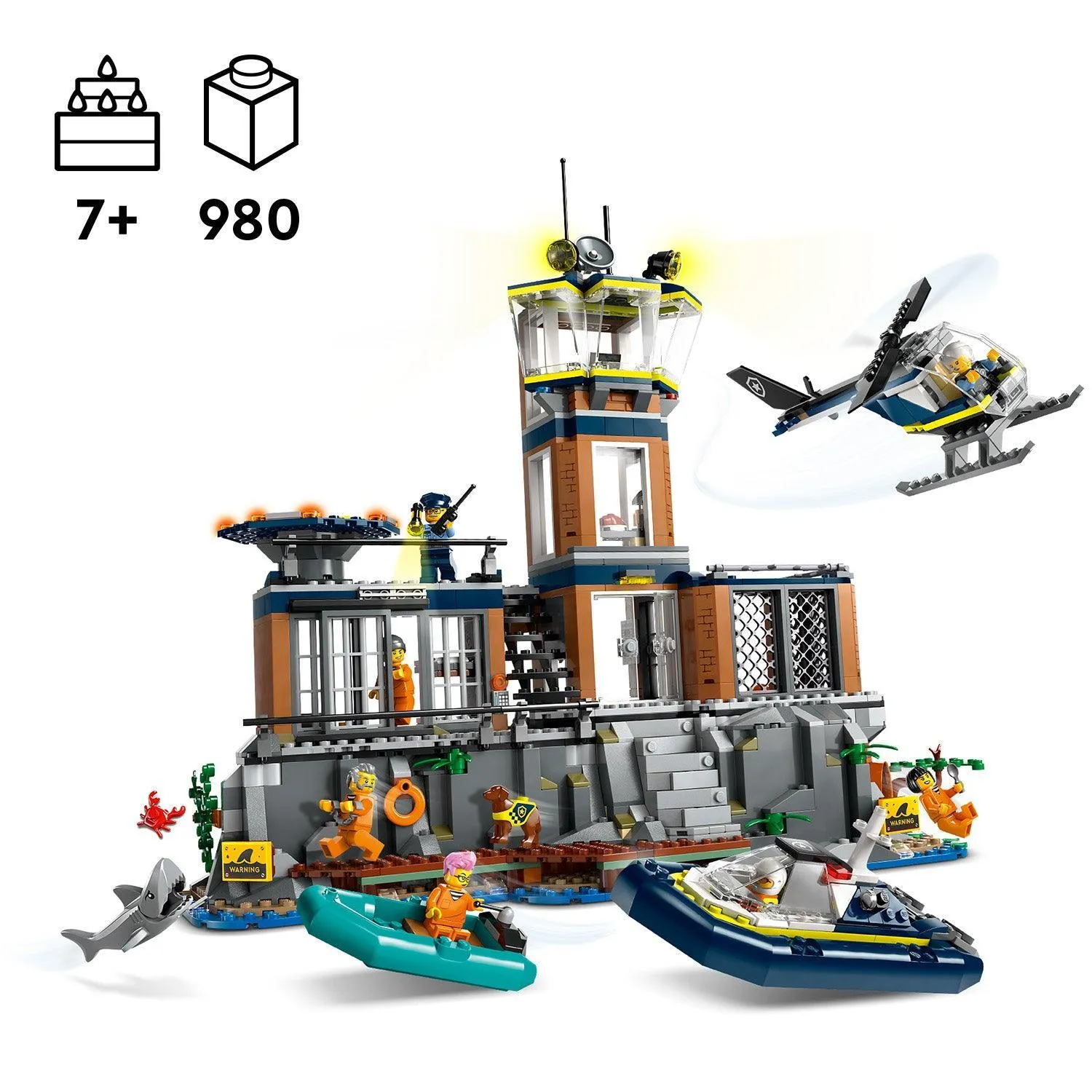 LEGO Politiebureau op het gevangeniseiland 60419 City
