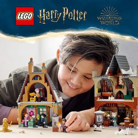 LEGO Zweinsveld Dorpsbezoek inclusief gouden Ron Wemel 76388 Harry Potter