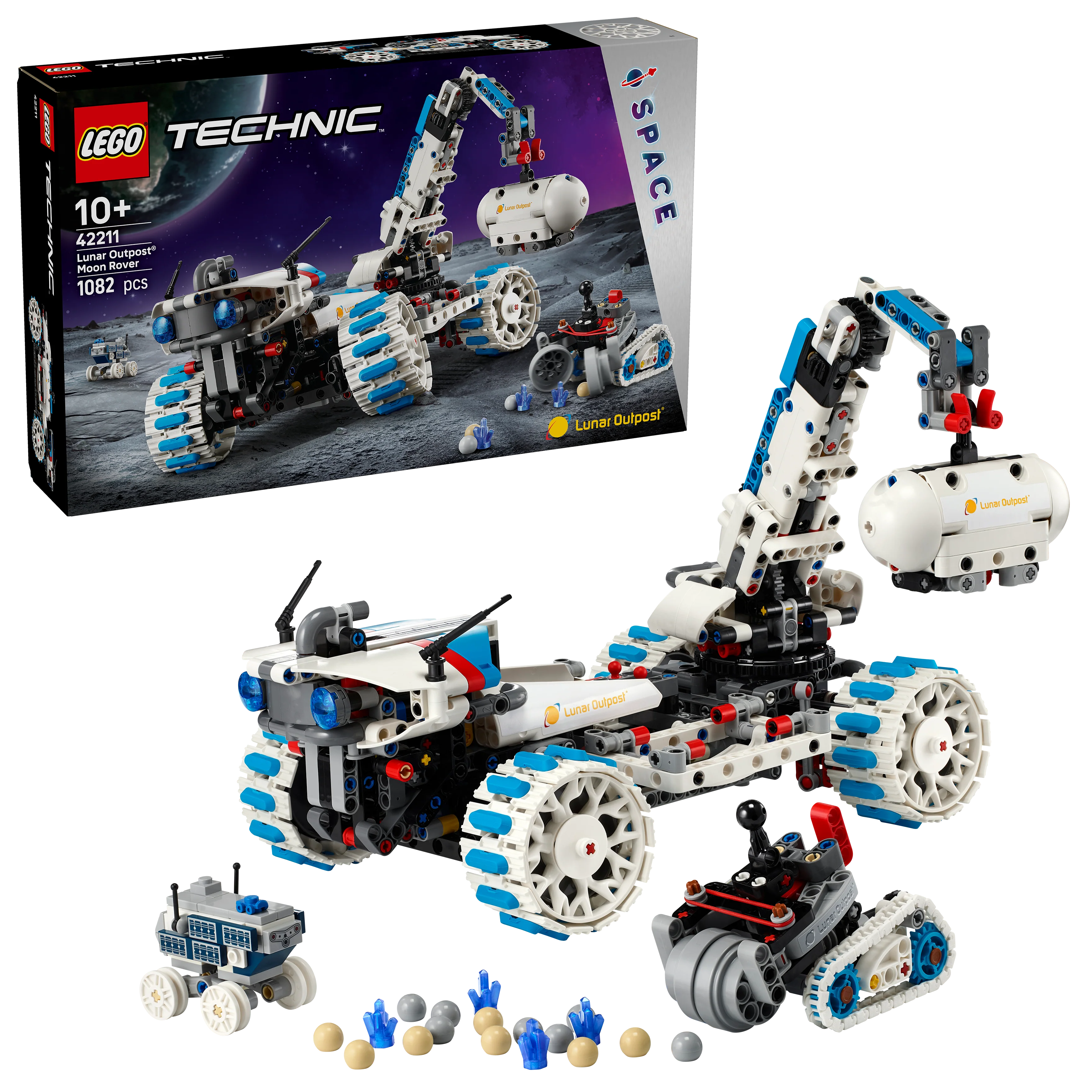 LEGO Lunar Outpost Moon Rover Space Vehicle 42211 Technic