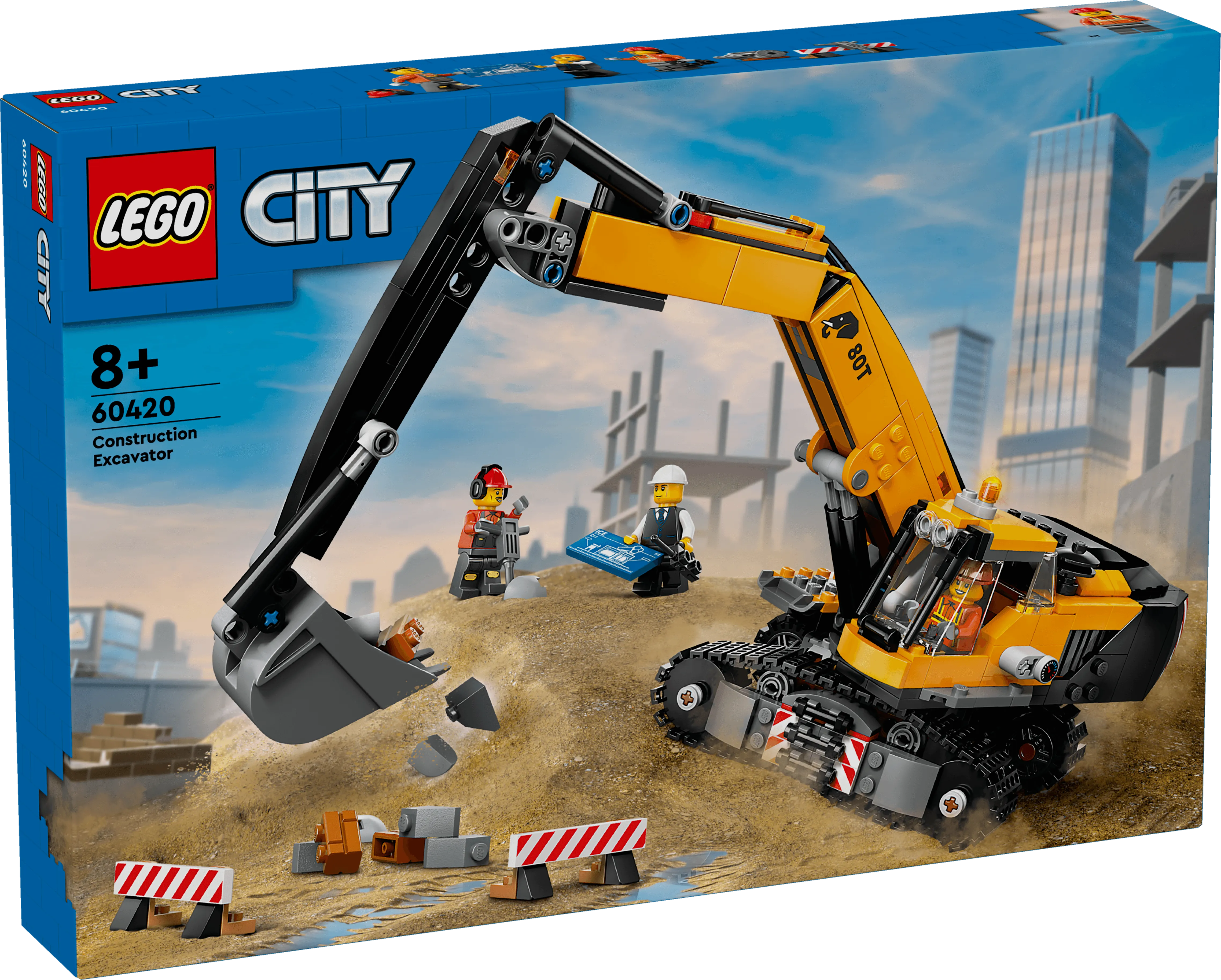 LEGO Rupsbanden graafmachine 60420 City