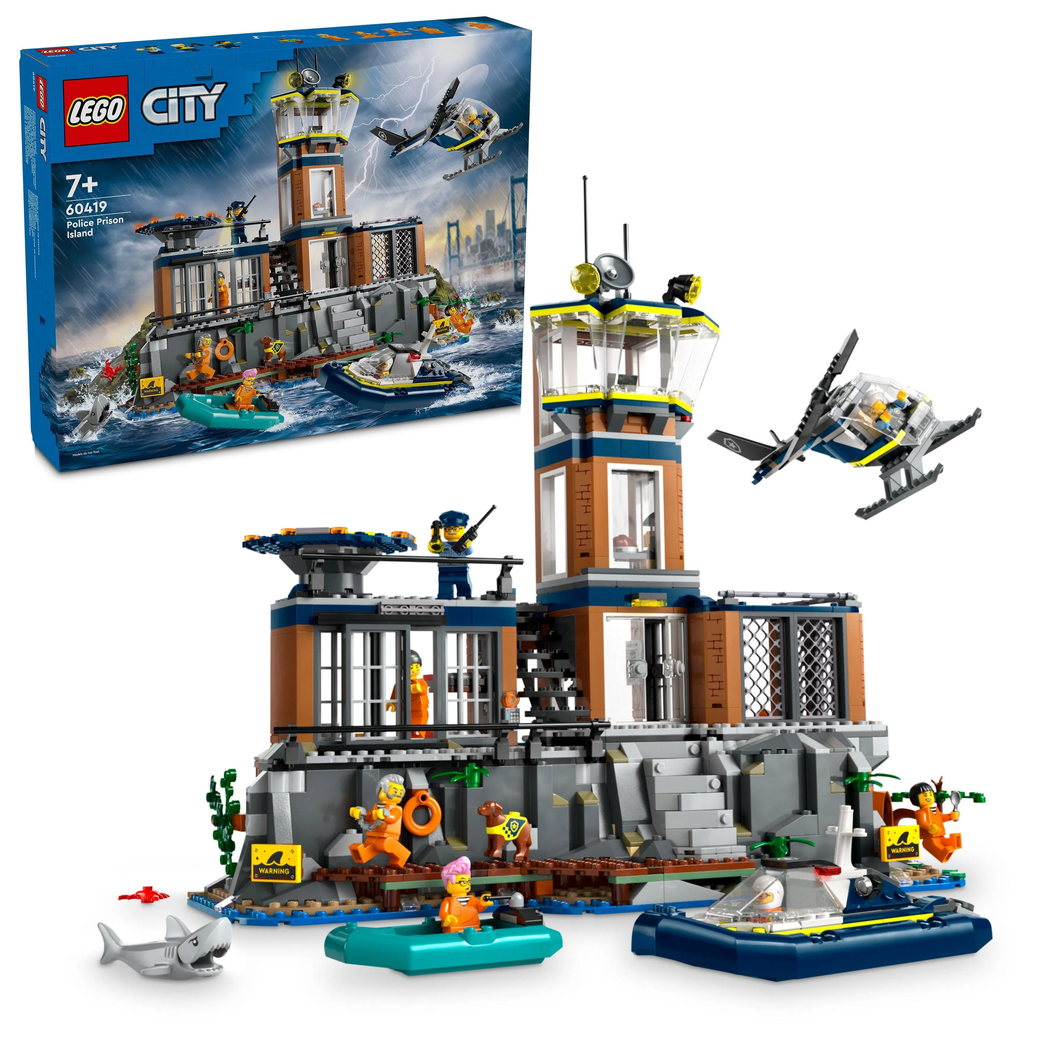 LEGO Politiebureau op het gevangeniseiland 60419 City
