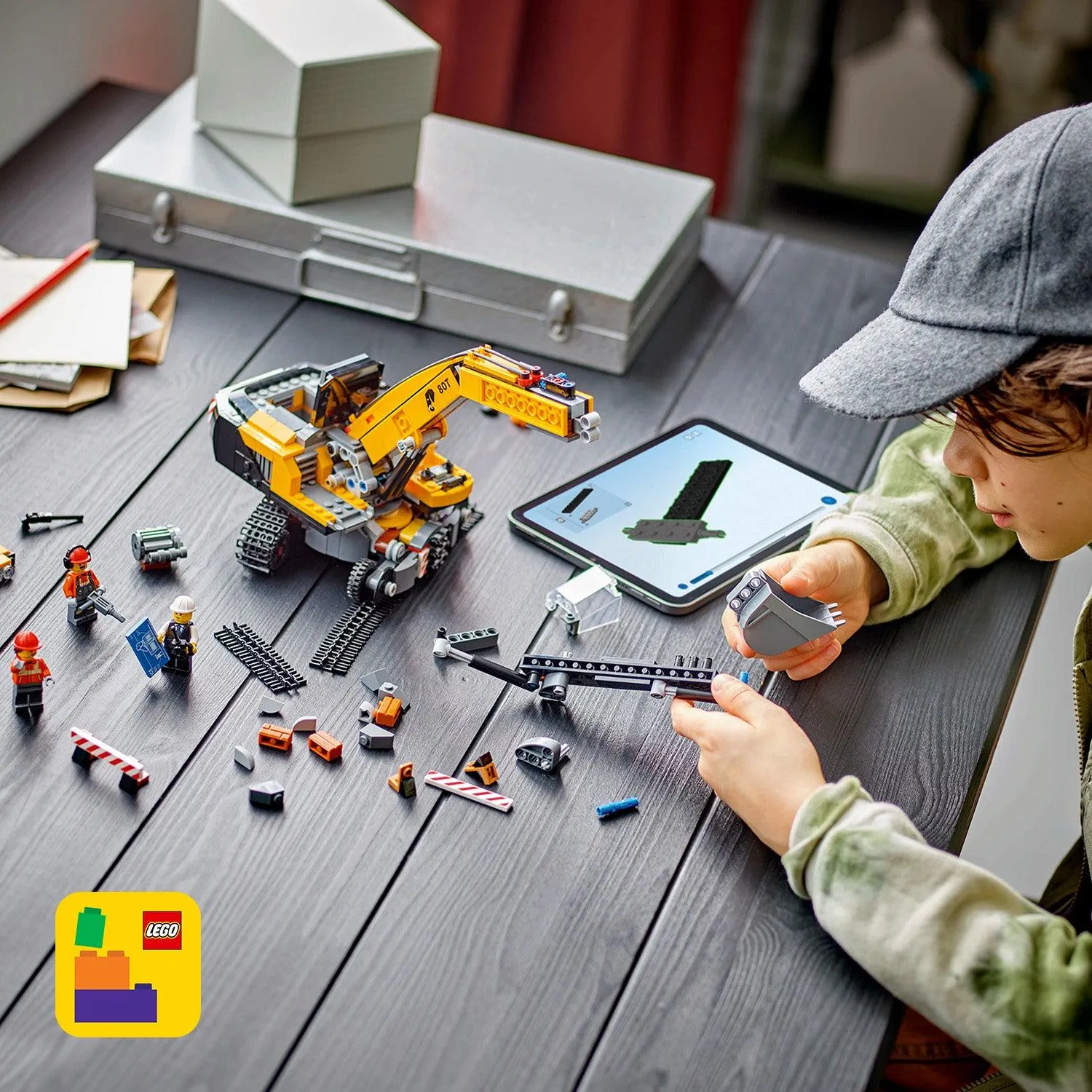 LEGO Rupsbanden graafmachine 60420 City