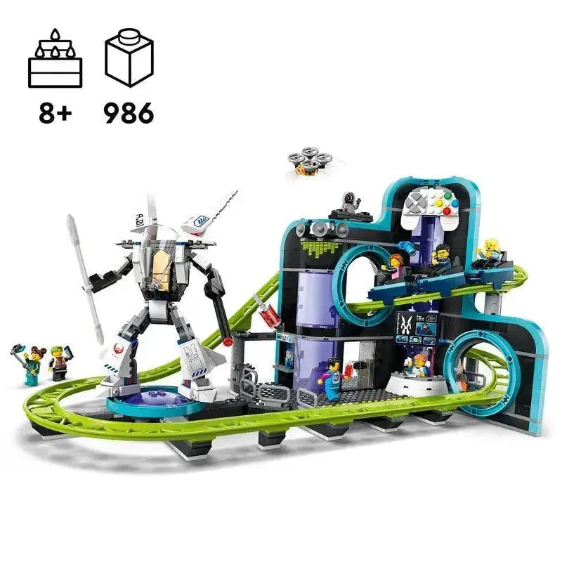 LEGO Achtbaan in Robot wereld 60421 City
