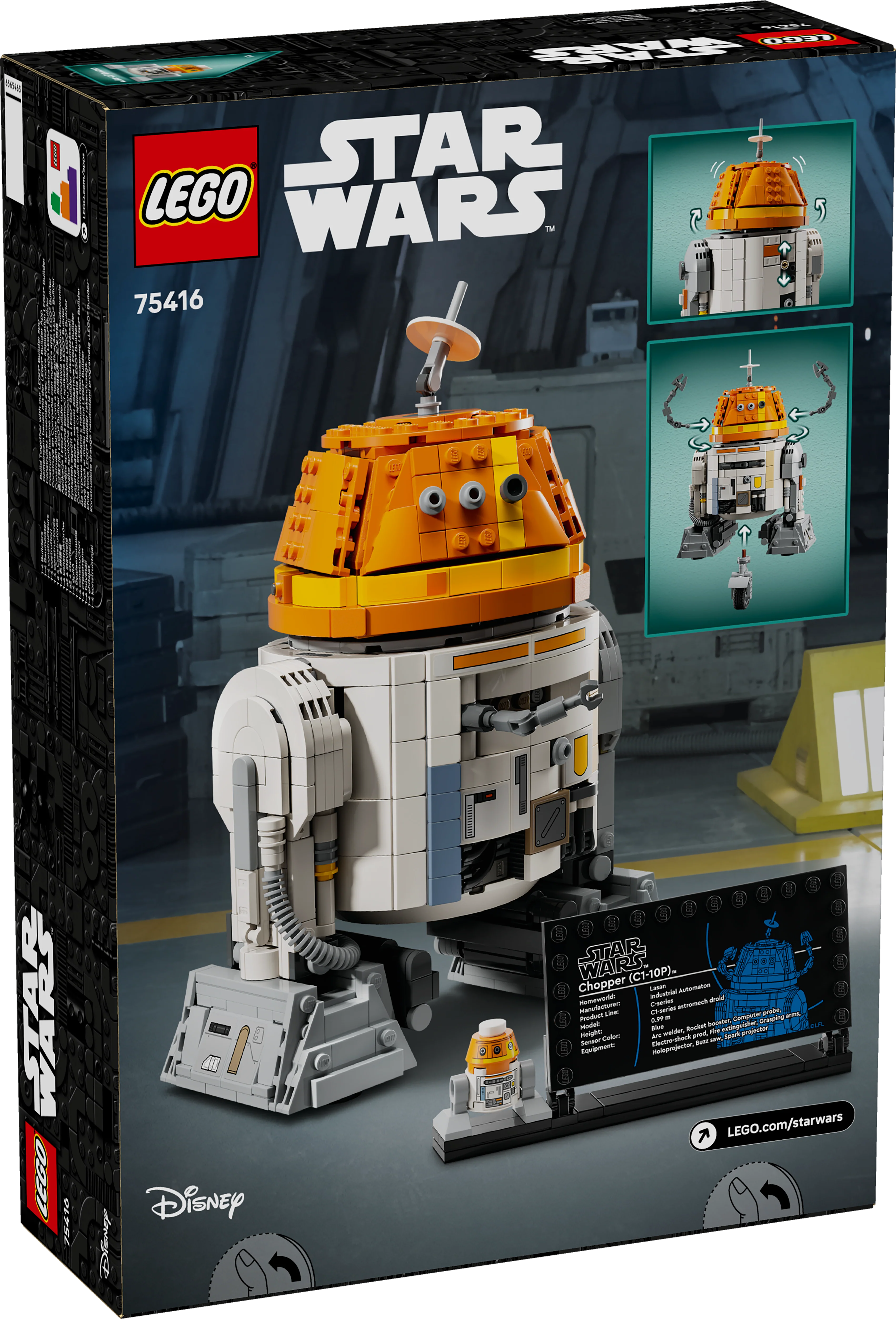 LEGO Chopper (C1-10P)™ Astromech Droid 75416 StarWars