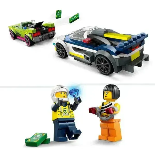 LEGO Politieauto en Muscle Car-achtervolging 60415 City