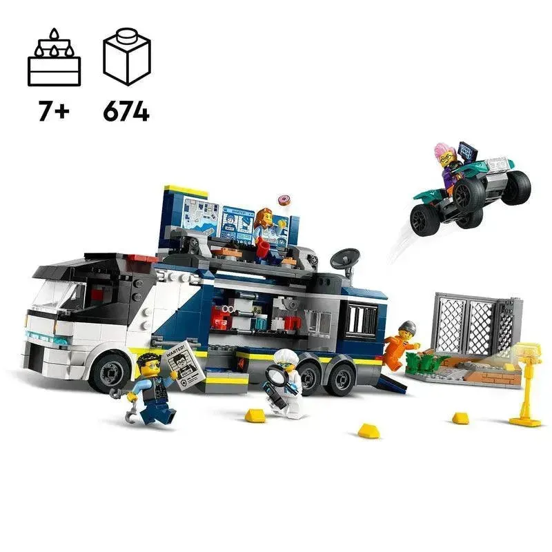 LEGO Politiewagen met laboratorium 60418 City
