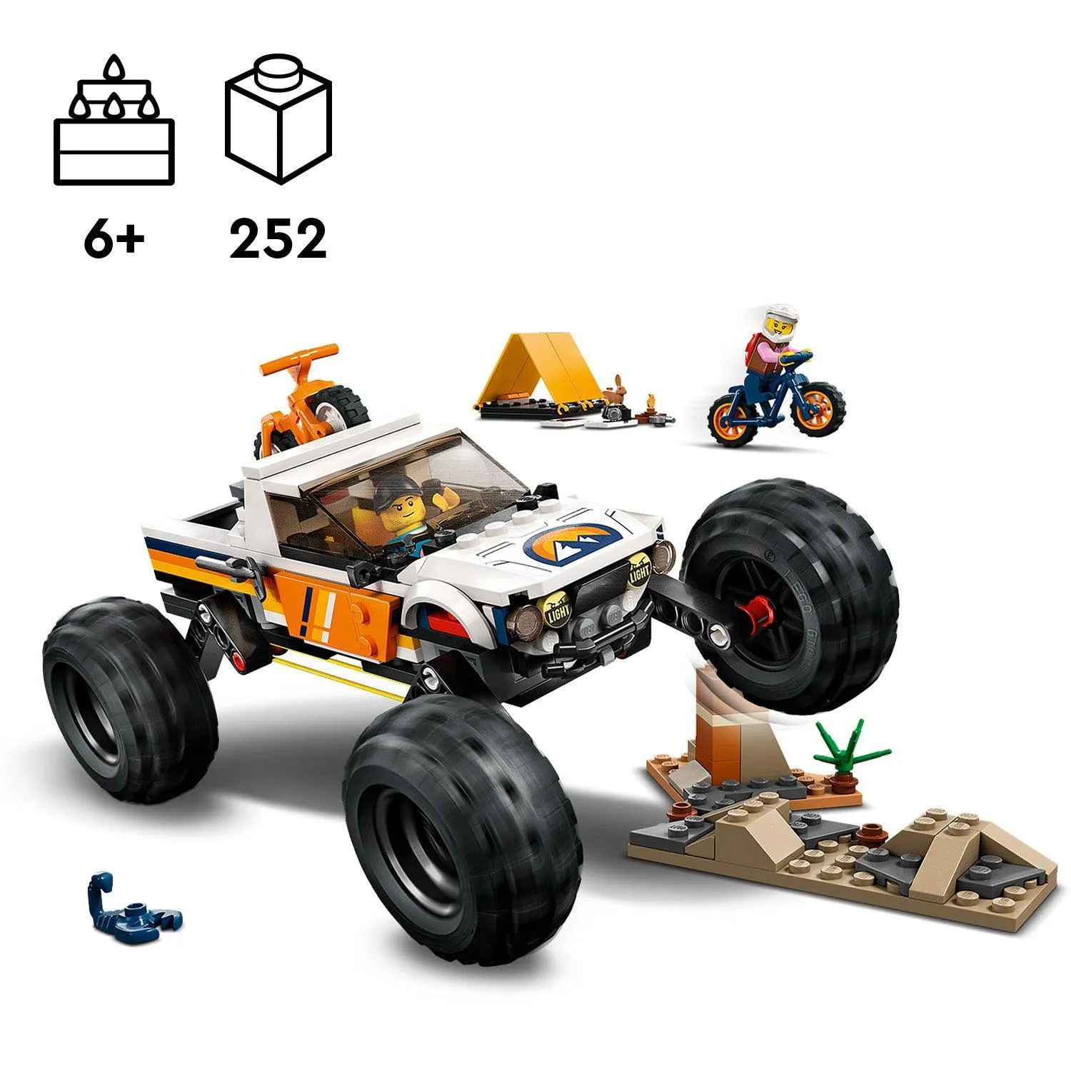 LEGO 4x4 offroad-avonturen 60387 City