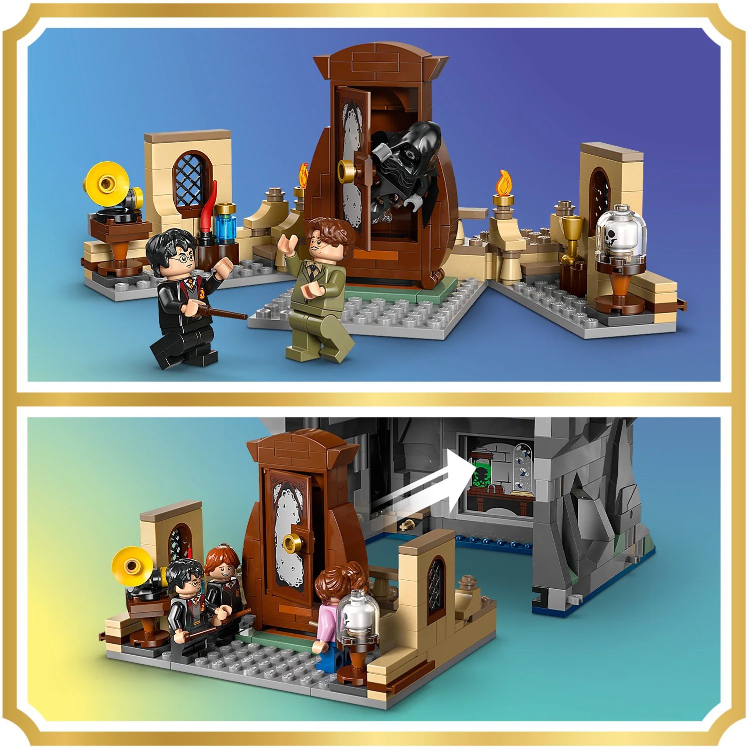 LEGO Harry Potter Kasteel Zweinstein: Ziekenzaal Bouwpakket voor Kinderen met 7 Minifiguren 76463