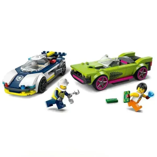 LEGO Politieauto en Muscle Car-achtervolging 60415 City