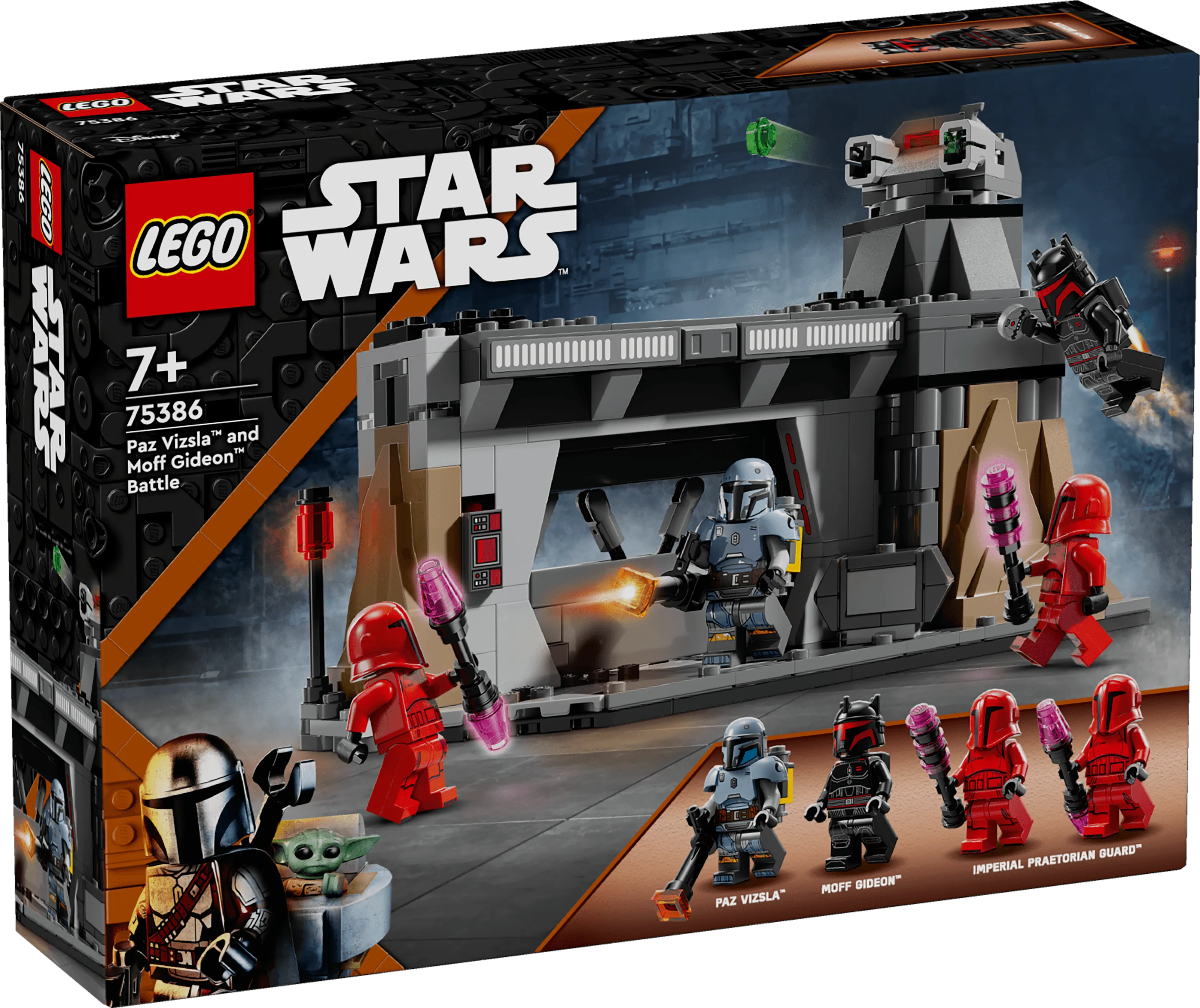 LEGO Paz Vizsla™ en Moff Gideon™ duel 75386 StarWars