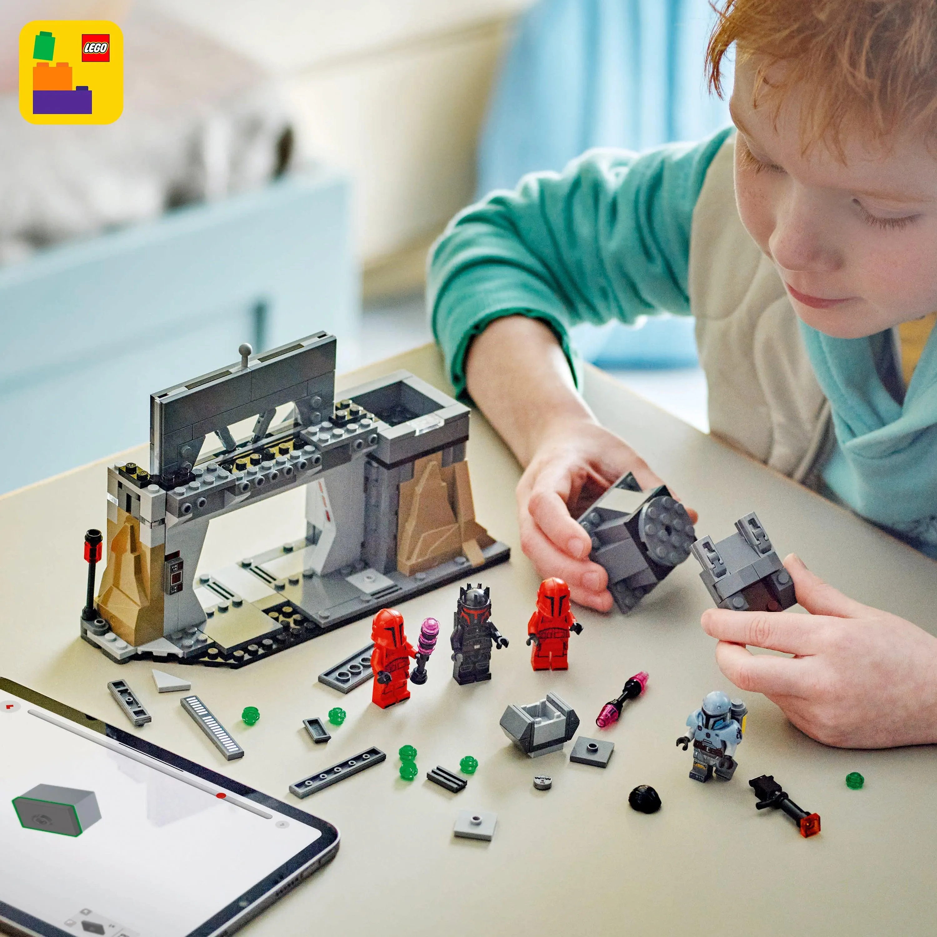 LEGO Paz Vizsla™ en Moff Gideon™ duel 75386 StarWars